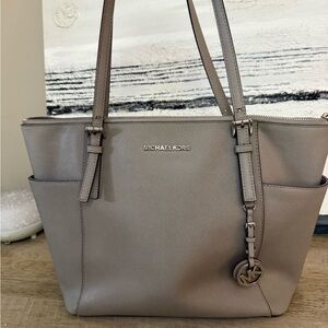Michael Kors Taupe Tote Bag